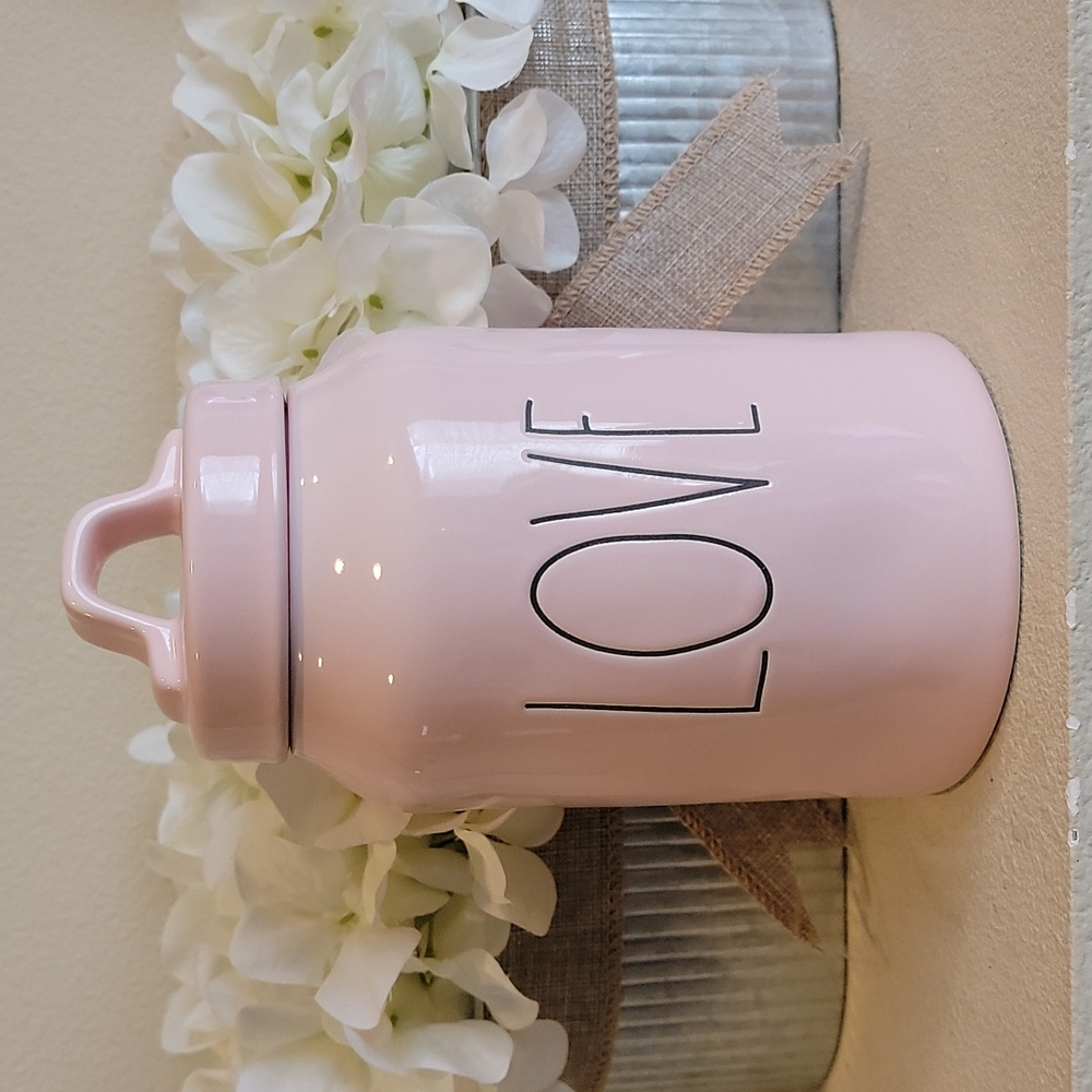 Rae Dunn Love canister